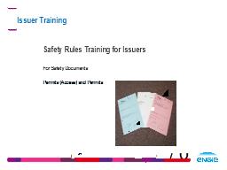Issuer Training