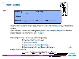 PERMIT (Access)