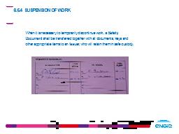     6.5.4  SUSPENSION OF WORK
