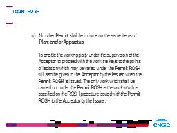 Issuer - ROSH